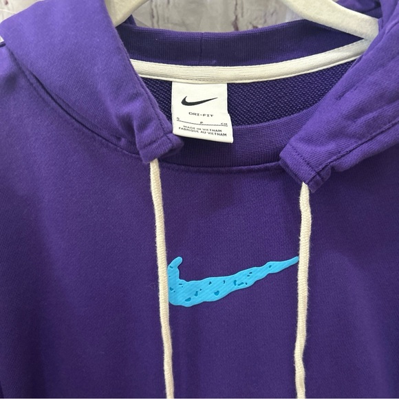 Nike LeBron James + Fruity Pebbles Hoodie Small Oversized Purple Flintstones - Picture 3 of 9